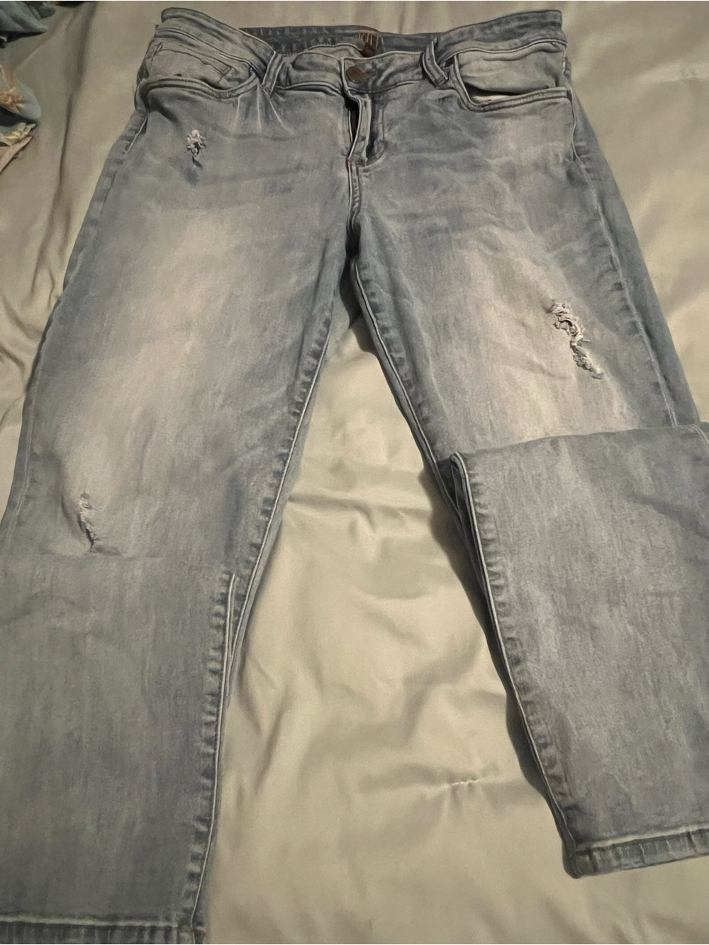 Kut from the Kloth Light Blue Straight Leg Jeans